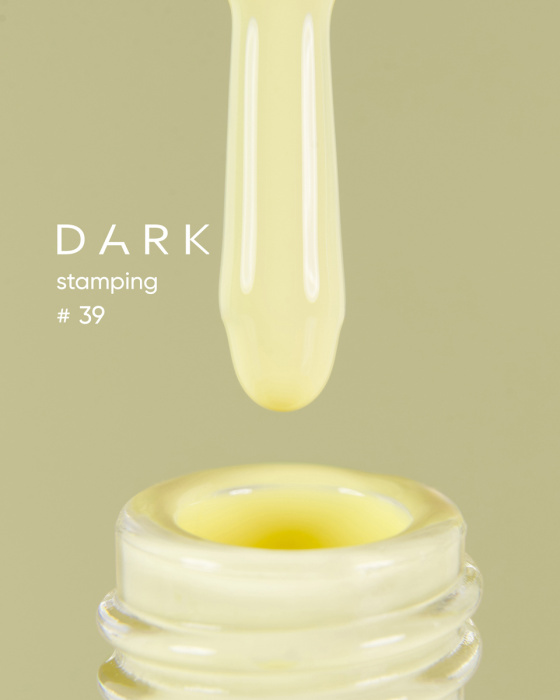DARK Stamping Polish №39 лимонний, 10 мл