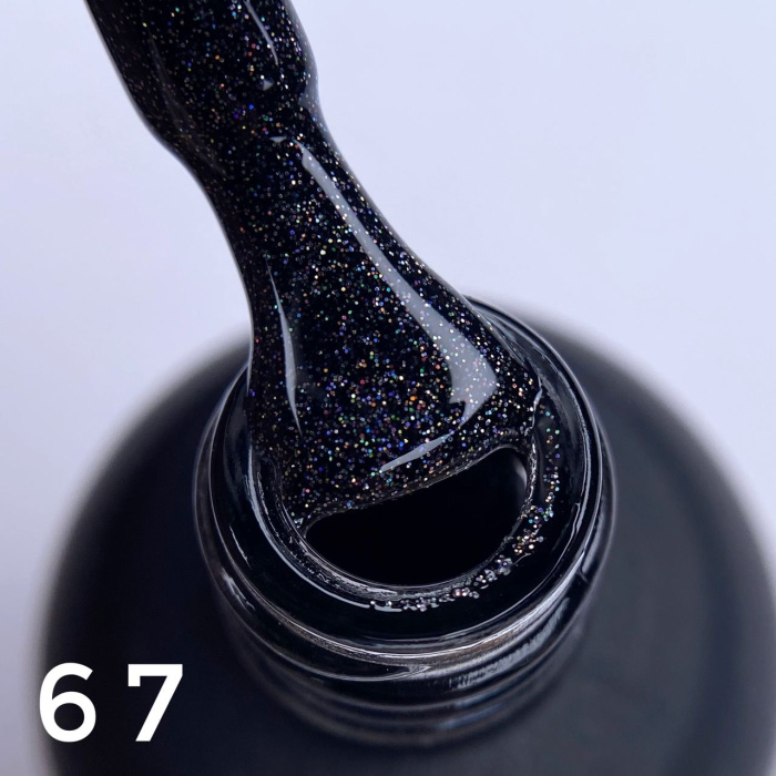 Dark gel polish 67, 8 ml