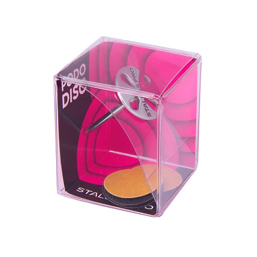 Диск педикюрний №1 STALEKS PRO M (20 мм), зі змінним файлом 180 грит, 5 шт