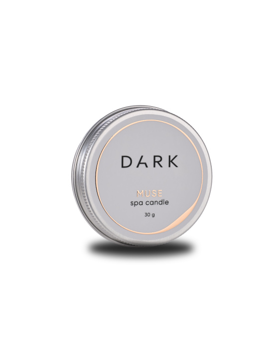 Dark spa candle MUSE, 30 g