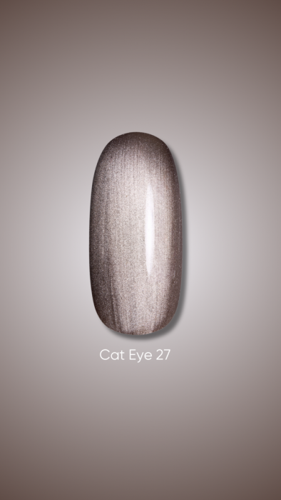 Dark gel polish Cat Eye 27, 10 ml