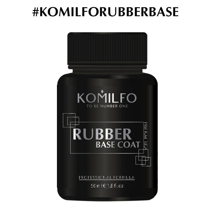 Komilfo Rubber Base - каучукова база для гель-лаку, 50 мл (бочонок)