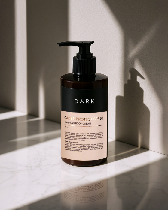DARK Care & Protect hand and body cream SPF 30, 250 ml