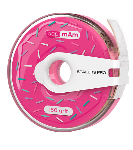 Пластикова котушка №6 БІЛА papmAm Bobbinail Staleks Pro EXPERT 150 грит (6м)