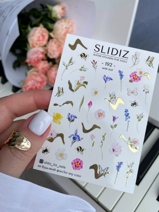 Фольгований слайдер дизайн SLIDIZ №192