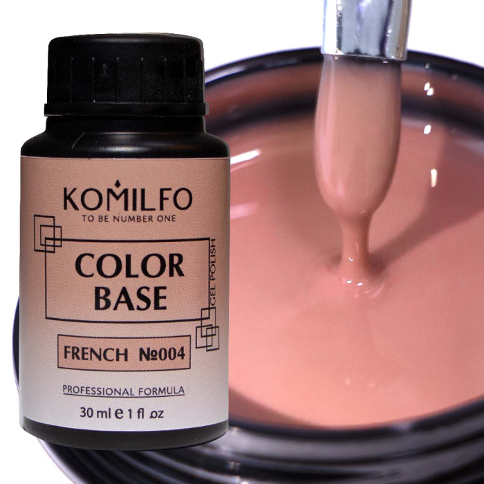 Komilfo Color Base French 004, 30 мл (бочонок)