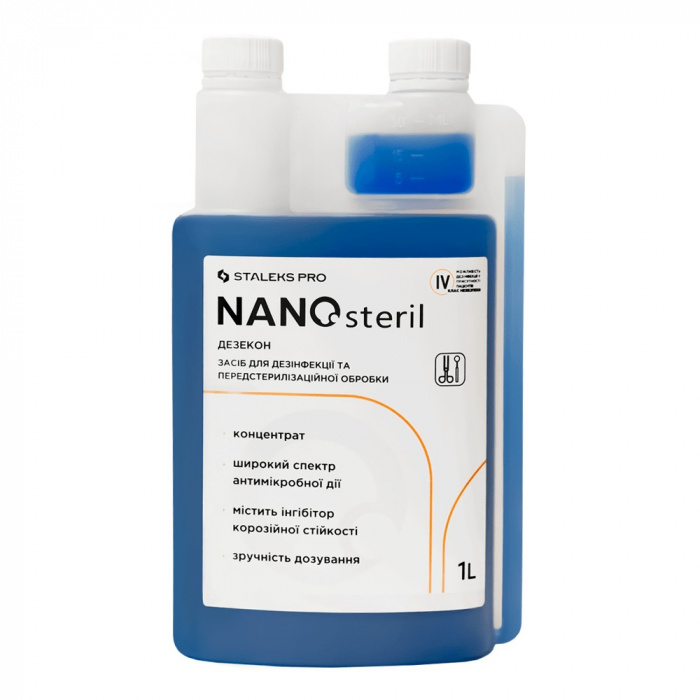 Дезинфікуючий засіб ( концентрат) NANOsteril Staleks, 1000 ml