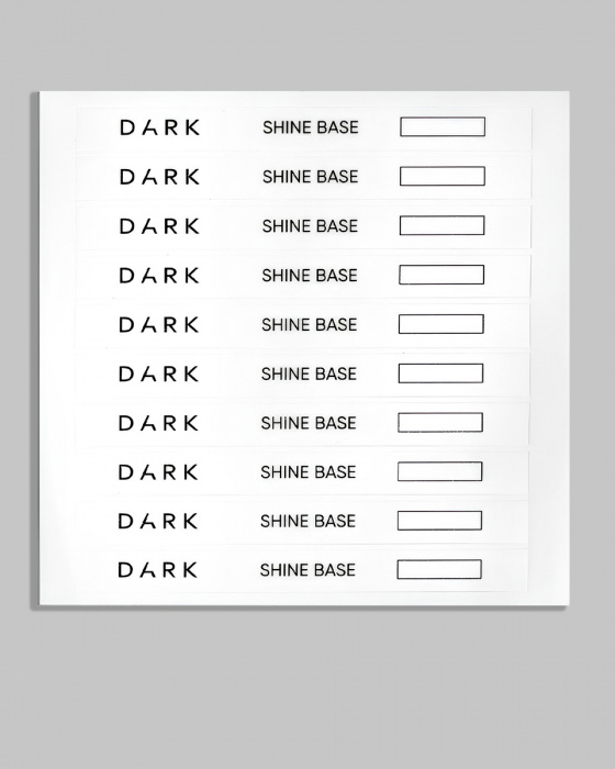 DARK Наліпки на тіпси сет з віконцем Shine base