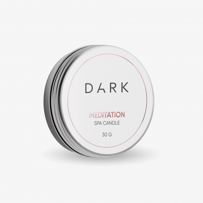 Dark spa candle MEDITATION, 30 g