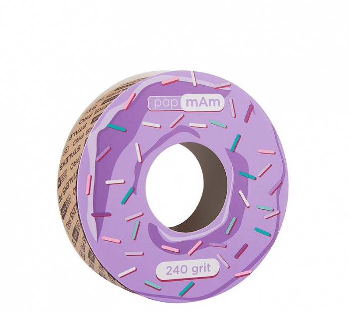 Запасний блок до котушки БІЛИЙ №8 papmAm Bobbinail Staleks Pro EXPERT 240 грит (6м)