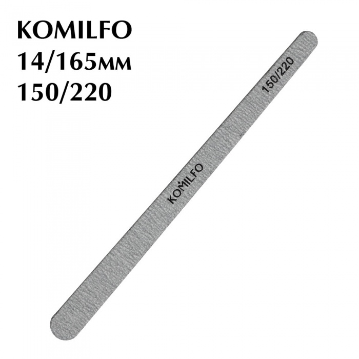 Пилочка Komilfo дерев'яна капля 150/220 16,5 см