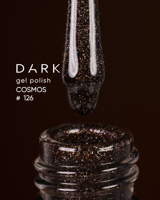 Dark gel polish (Cosmos) 126, 10 ml
