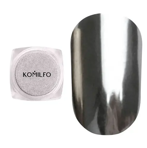 Komilfo Mirror Powder №001, срібло, 0,5 г
