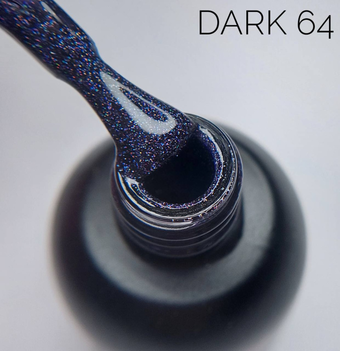 Dark gel polish 64, 8 ml