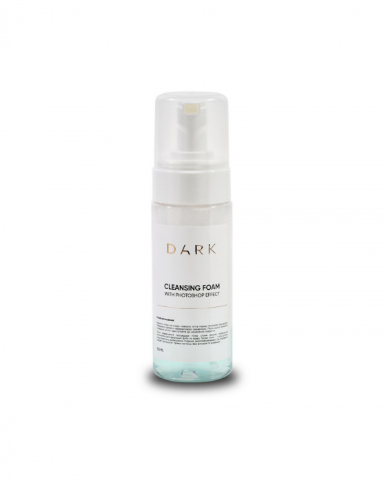 CLEANSING FOAM DARK WITH PHOTOSHOP EFFECT