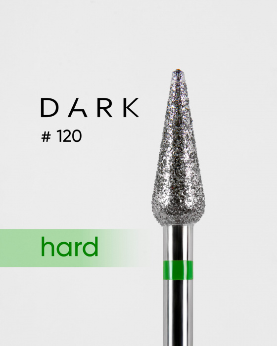 Фреза алмазна Dark №120 зелена брунька довга 042
