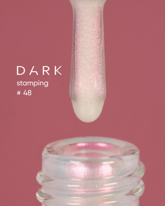 DARK Stamping Polish №48 рожевий хамелеон, 10 мл