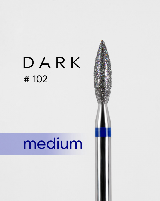 Фреза алмазна Dark №102 синє полум'я 024