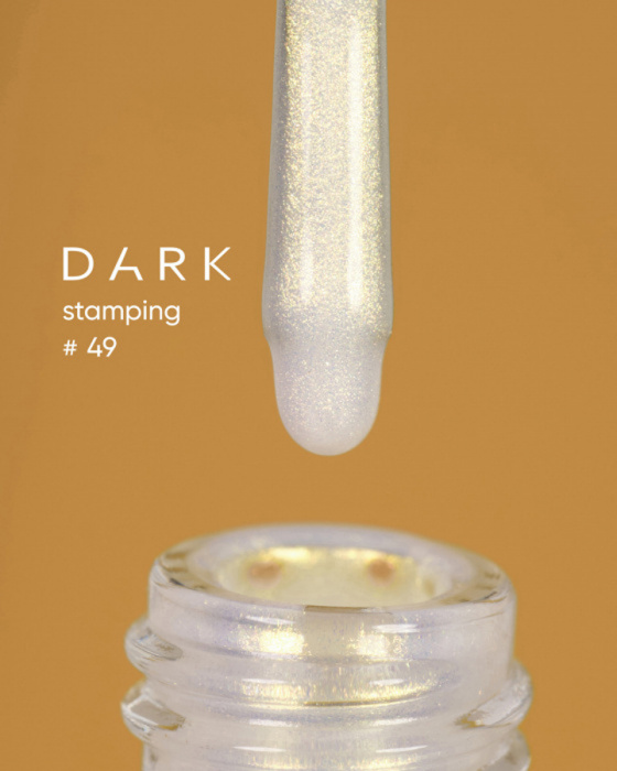 DARK Stamping Polish №49 золотий хамелеон, 10 мл