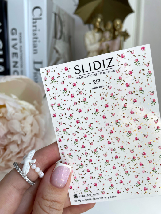 Фольгований слайдер дизайн SLIDIZ №217