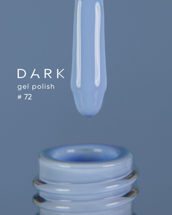 Dark gel polish 072, 6 ml