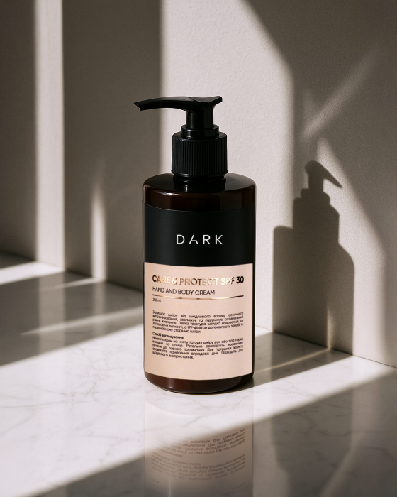 DARK Care & Protect hand and body cream SPF 30, 250 ml