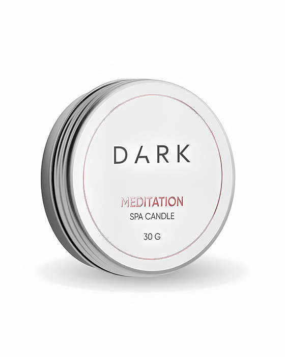 Dark spa candle MEDITATION, 30 g