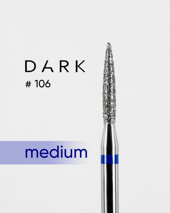 DARK Фреза алмазна №106 синє полум'я 018