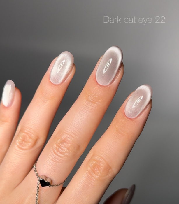 Dark gel polish Cat Eye 22, 10 ml