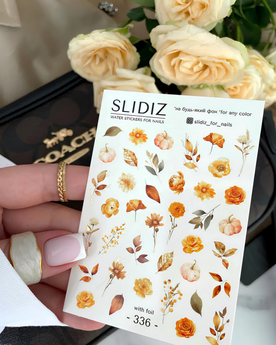 Фольгований слайдер дизайн SLIDIZ №336