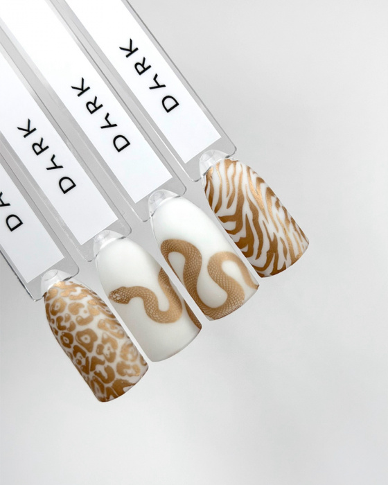 DARK Stamping Polish №21 біле золото металік, 10 мл