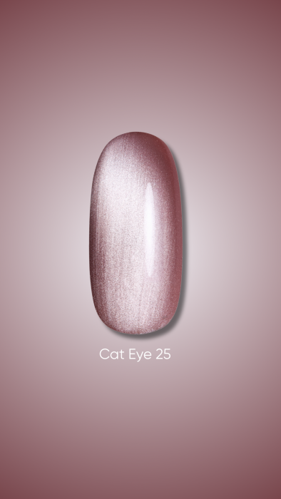 Dark gel polish Cat Eye 25, 10 ml