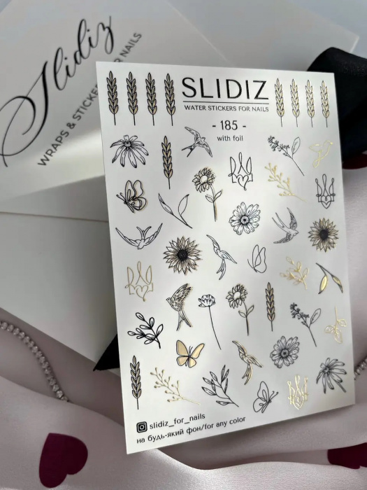 Фольгований слайдер дизайн SLIDIZ №185
