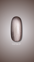 Dark gel polish Cat Eye 27, 10 ml