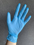 Рукавички MEDIOK нестерильні,нітрилові, неопудрені (блакитн) Розмір S (100 шт/уп)