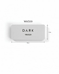 DARK Баф для нігтів - прямокутний (180/220 грит)