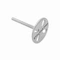 Диск педикюрний №1 STALEKS PRO M (20 мм), зі змінним файлом 180 грит, 5 шт