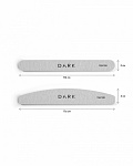 DARK Набір пилочок - напівколо на піні сірий, 25 шт (150/180 грит)