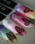 DARK Stamping polish №45 коричневий металік, 8 ml