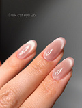 Dark gel polish Cat Eye 26, 10 ml