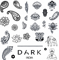 Пластина для стемпінгу DARK India