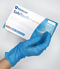 Рукавички нітрилові без пудри нестерильні Safe Touch H-series BLUE, розмір S (100 од.)