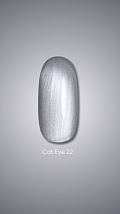 Dark gel polish Cat Eye 22, 10 ml