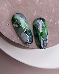 DARK Silver metal Gel Paint , 5 г