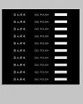 DARK Наліпки на тіпси сет з віконцем Gel Polish