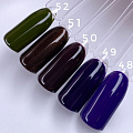 Dark gel polish 48, 8 ml