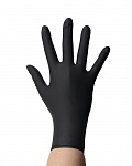 Рукавички нітрилові без пудри нестерильні Safe Touch Advanced  Black, розмір S (100 од.)