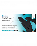 Рукавички нітрилові без пудри нестерильні Safe Touch Advanced  Black, розмір S (100 од.)