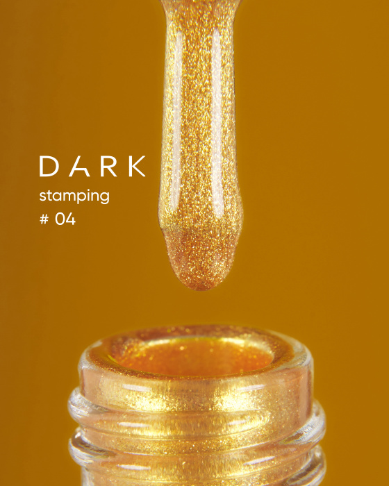 DARK Stamping polish №04 золотий, 8 ml