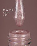 Dark gel polish Cat Eye 09, 10 ml